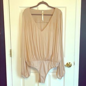 Free People bodysuit tunic, size L
